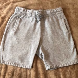 Men’s gray sweat shorts